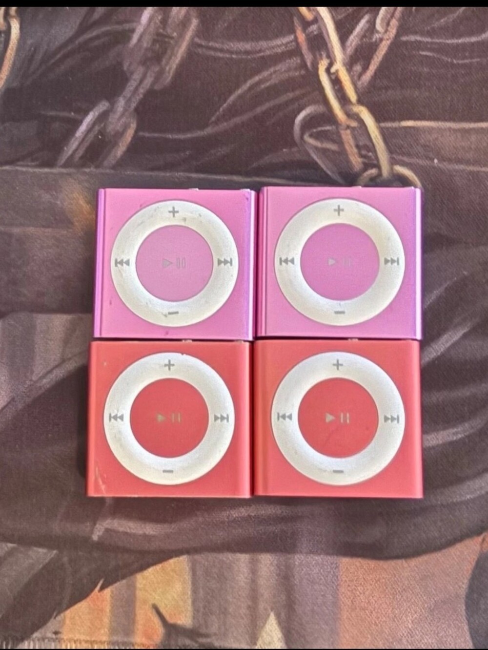 Apple iPod Shuffle Pink Bundle Of 4 Untested